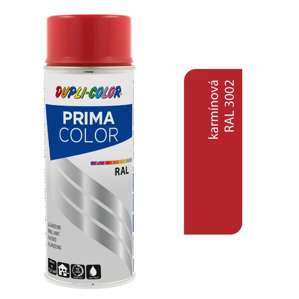 PRIMA COLOR RAL 3002 karmínová červená 400ml - Kliknutím na obrázok zatvoriť