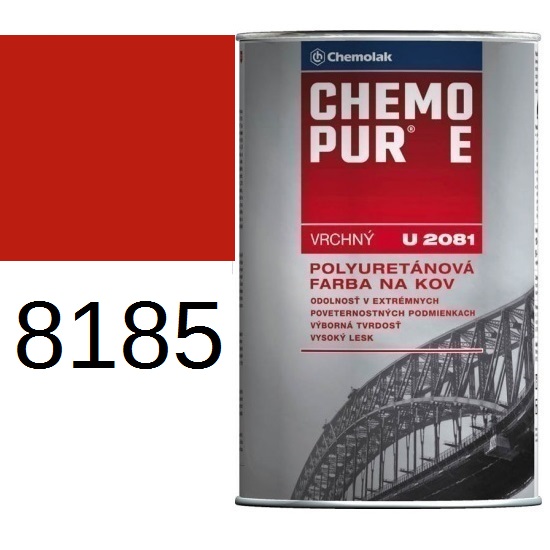 U 2081 CHEMOPUR E - 8185 vrchný 0,8L RAL 3020 U 2081 CHEMOPUR E - 8185 vrchný 0,8L RAL 3020